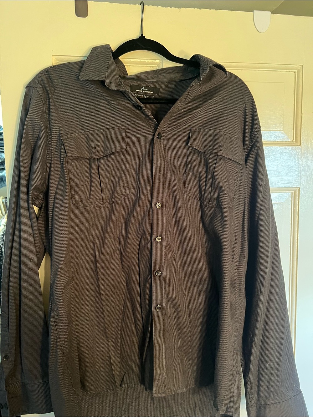 Retro Marc Anthony XL Black/gray long sleeve